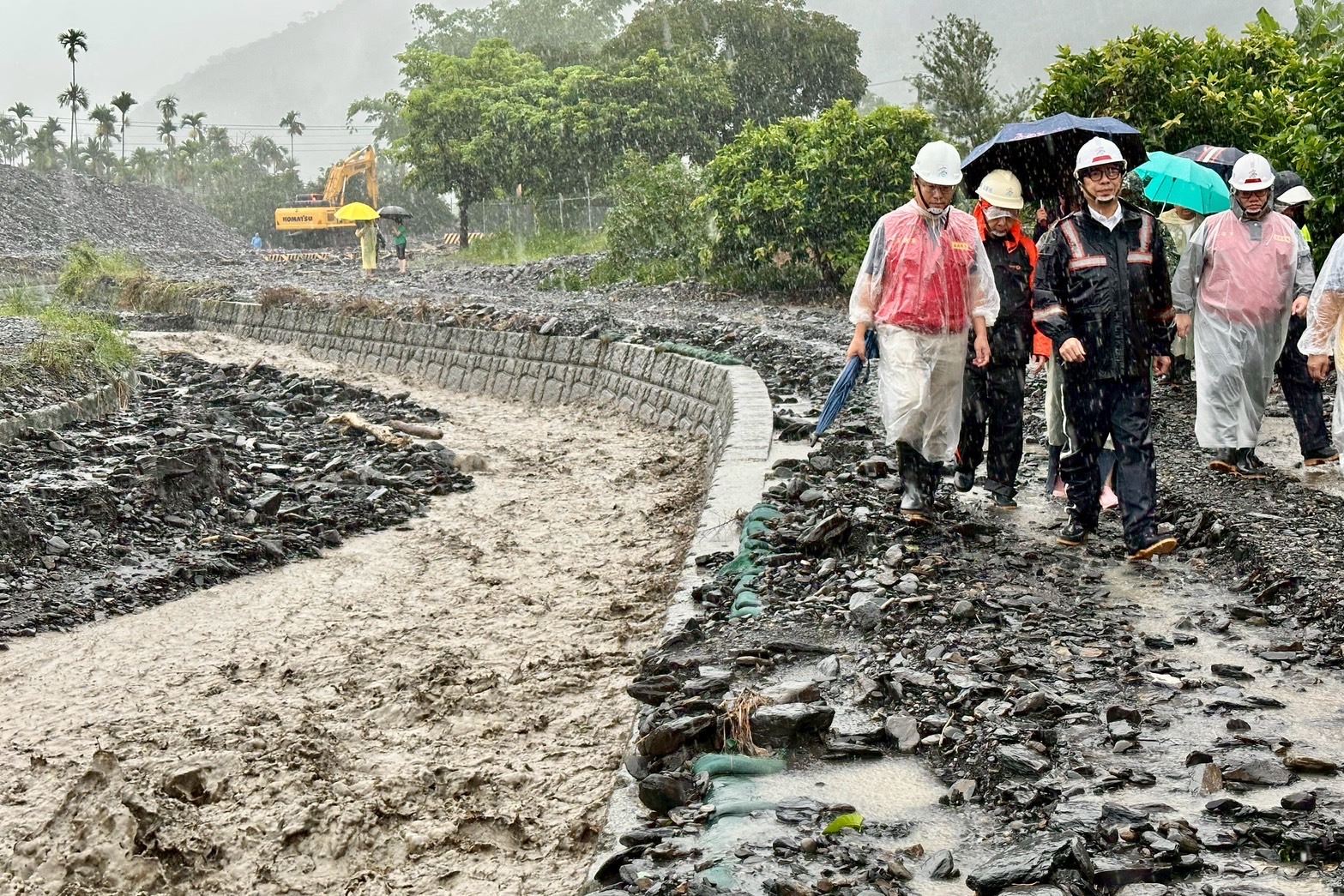 極端降雨可能引發災害。資料照。圖片來源：高雄市政府提供