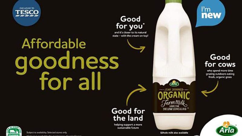 「有機牛乳友善土地」 英廣告涉不實遭下架