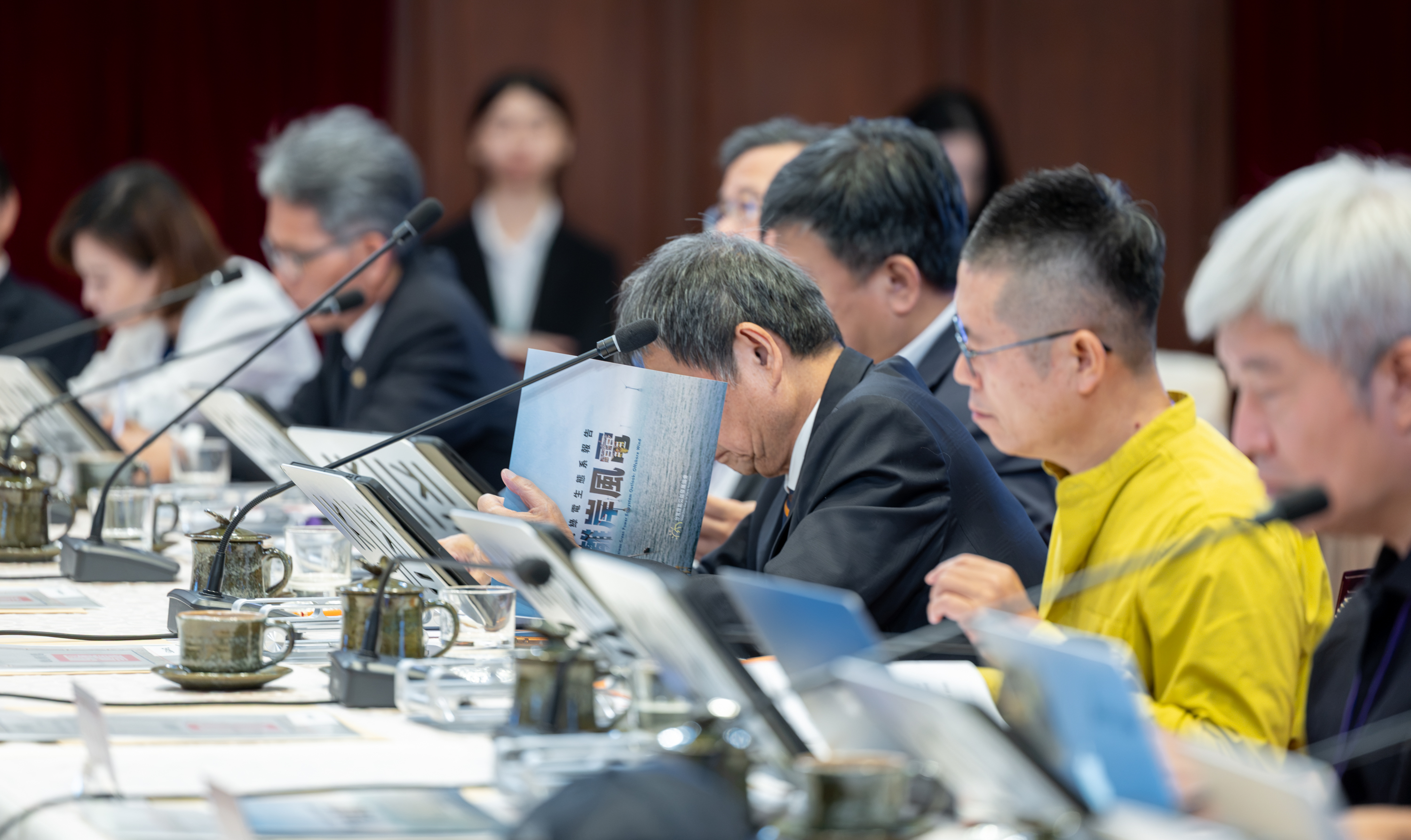總統府昨日舉辦第8次氣候變遷對策委員會。圖片來源:總統府提供