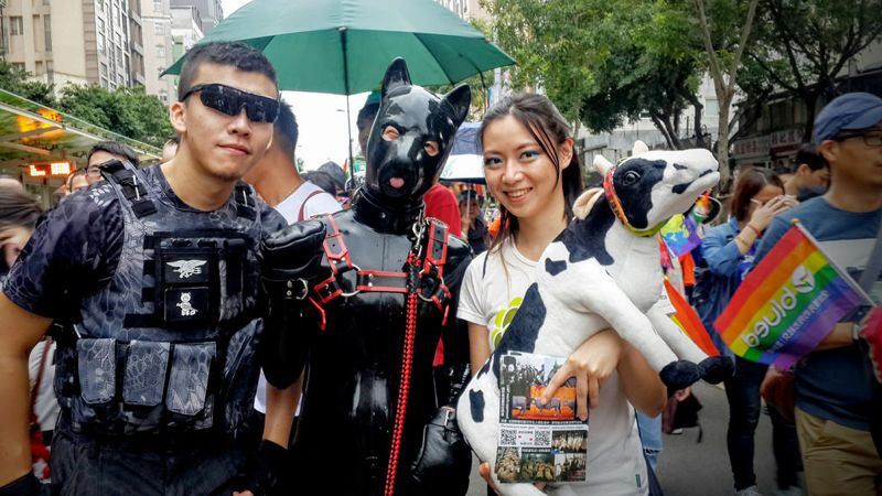 婚姻平權也要動物爭平權 「純素30天」走同志大遊行