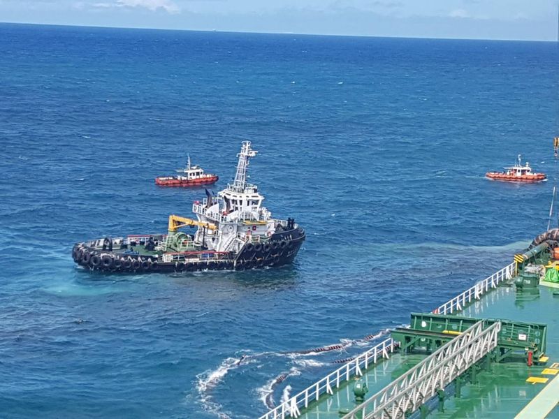 中油大林廠外海油管破漏 海保署:監控中 未見污染擴散