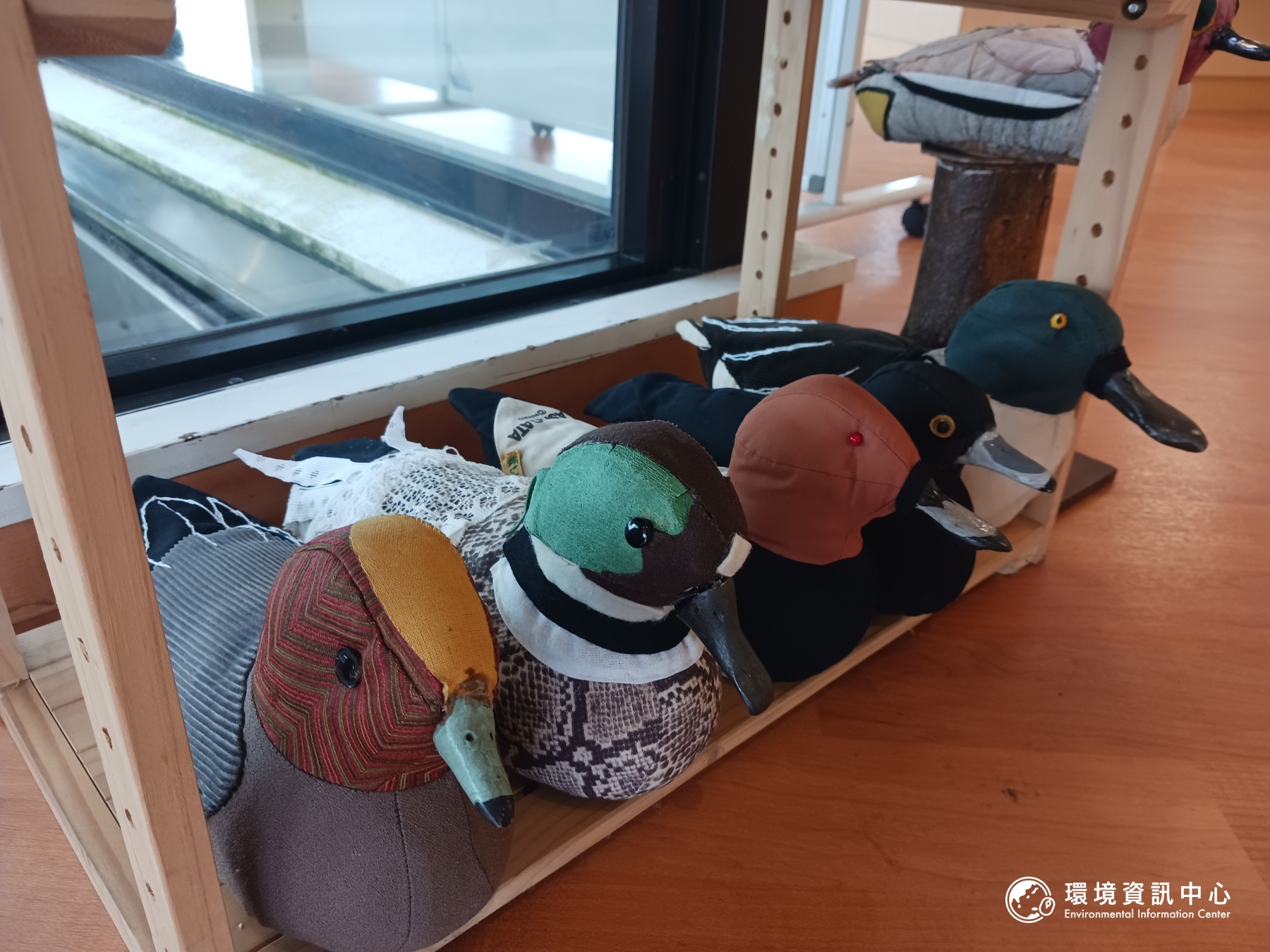 園方手作等重野鳥布偶。攝影：鍾豐駿