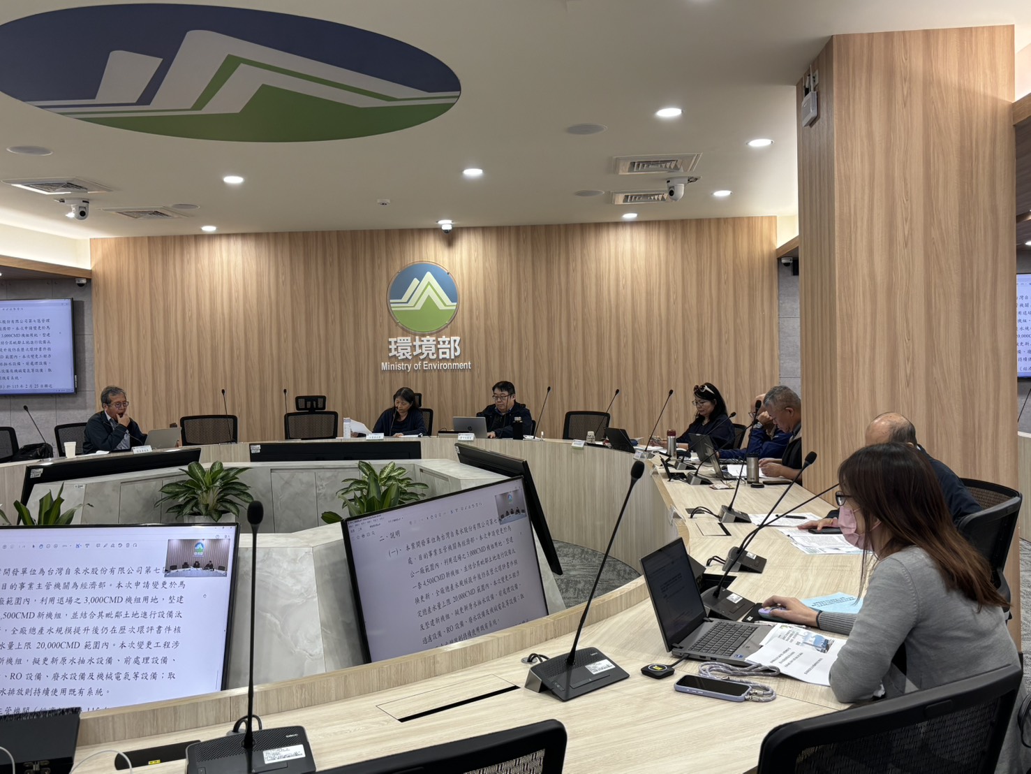 澎湖馬公第一海淡廠於24日進行第四次環差分析審查。攝影：林昱妍