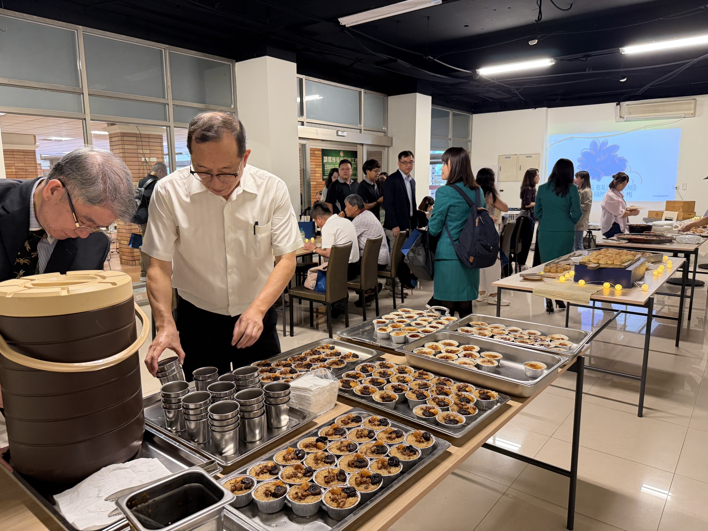 活動現場展示以有機米特製的碗粿與米糕,呈現台灣傳統米食的多元風味與創新應用。圖片來源:對味廚房 提供