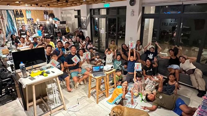 台灣潛水透過海洋志工隊串聯教師、家長與在地居民，讓海洋教育逐漸扎根恆春社區。圖片來源：陳琦恩 提供