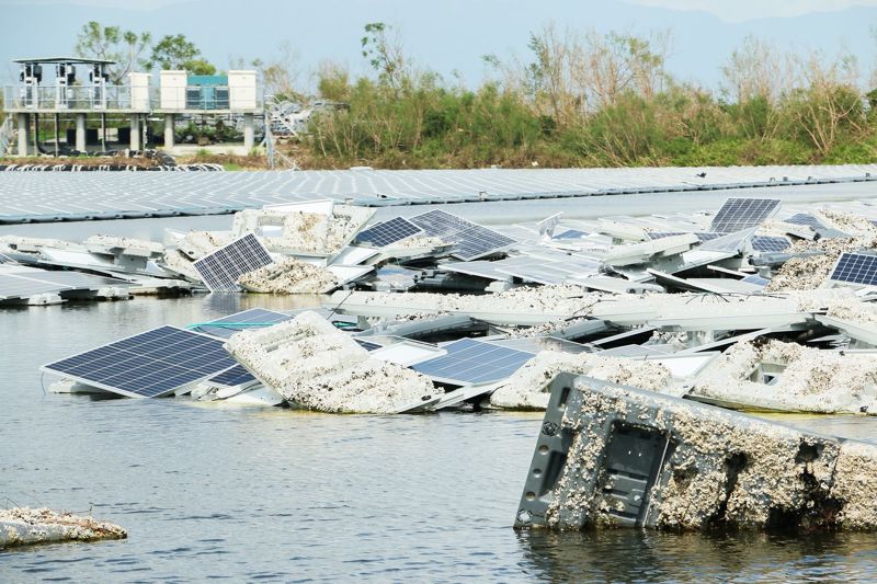 颱風毀14.5萬片光電板輿論憂污染 環境部：水質檢測無異常
