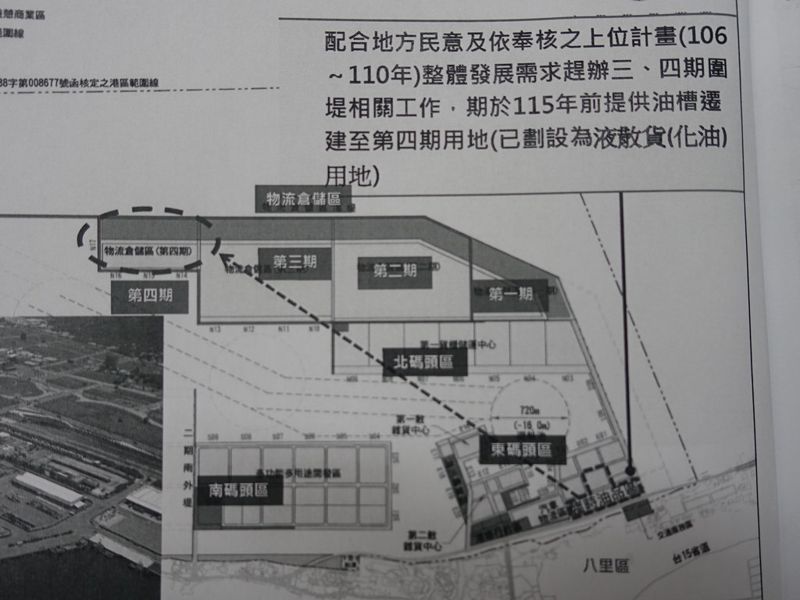 加速搬遷臨時油品區 台北港第三、第四期圍堤造地2019年開工