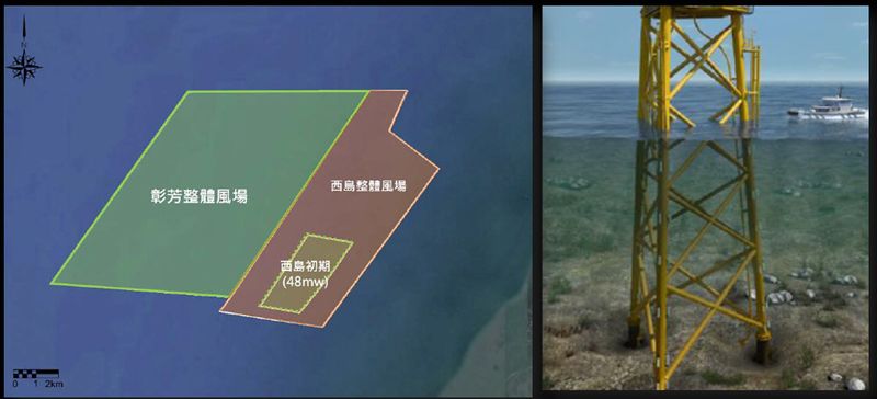 三腳機樁噪音模擬、打樁深度承諾獲認可 彰芳、西島風場環差過關