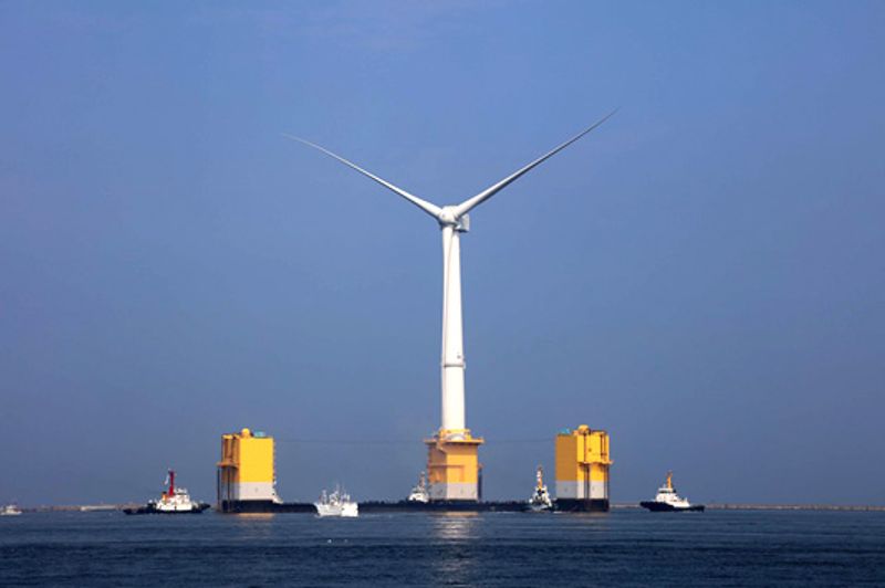 福島能源轉型失敗？ 日本宣布撤除浮動式離岸風機