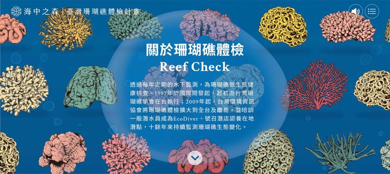 海中之森｜珊瑚礁體檢計畫特展 線上科普圖卡特輯