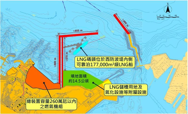 民間質疑台電四接影響基隆港港型 中選會：必要時應轉全國性公投