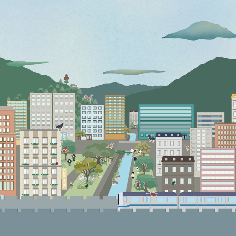 都市都是高樓大廈，怎麼會有生物多樣性！