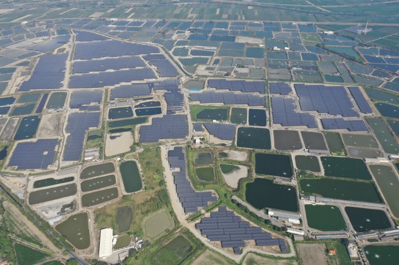 大亞集團學甲76MW太陽能電廠正式啟用