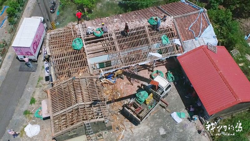 文化屋頂大搶救 丹娜絲災後復原