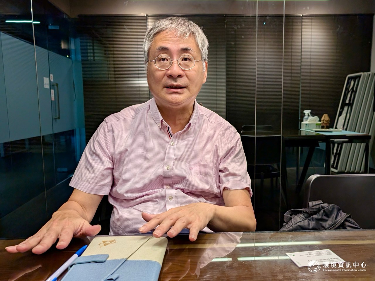 中華民國生態專業技術服務商業同業公會理事長黃于玻是在沙崙案中，引入「生態零淨損」（NNL）概念的推手，但他坦言台灣生態調查基礎資料不足，要操作NNL並不容易。攝影：陳昭宏