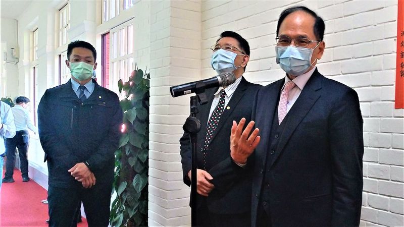 游錫堃巡視立法院垃圾分類 盼同仁當全國表率