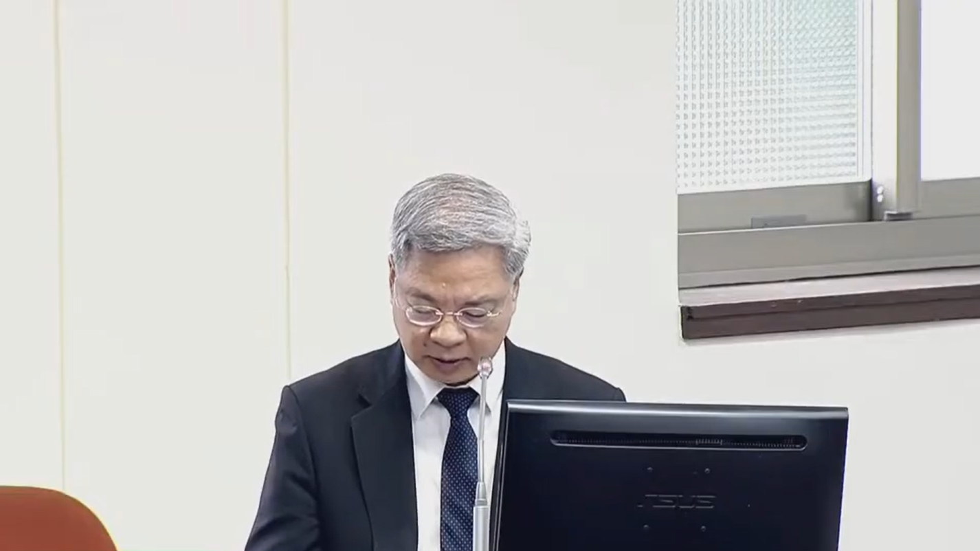 經濟部長龔明鑫。圖片來源:立院IVOD