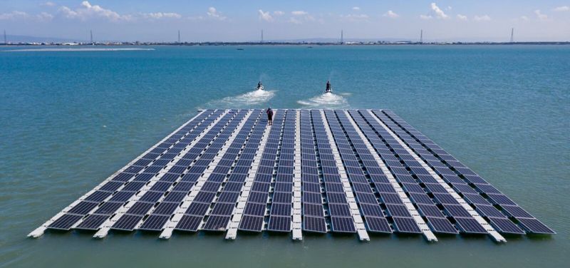 全球最大海上光電場在彰化 年發電量達2.5億度 辰亞能源擬再擴大投資