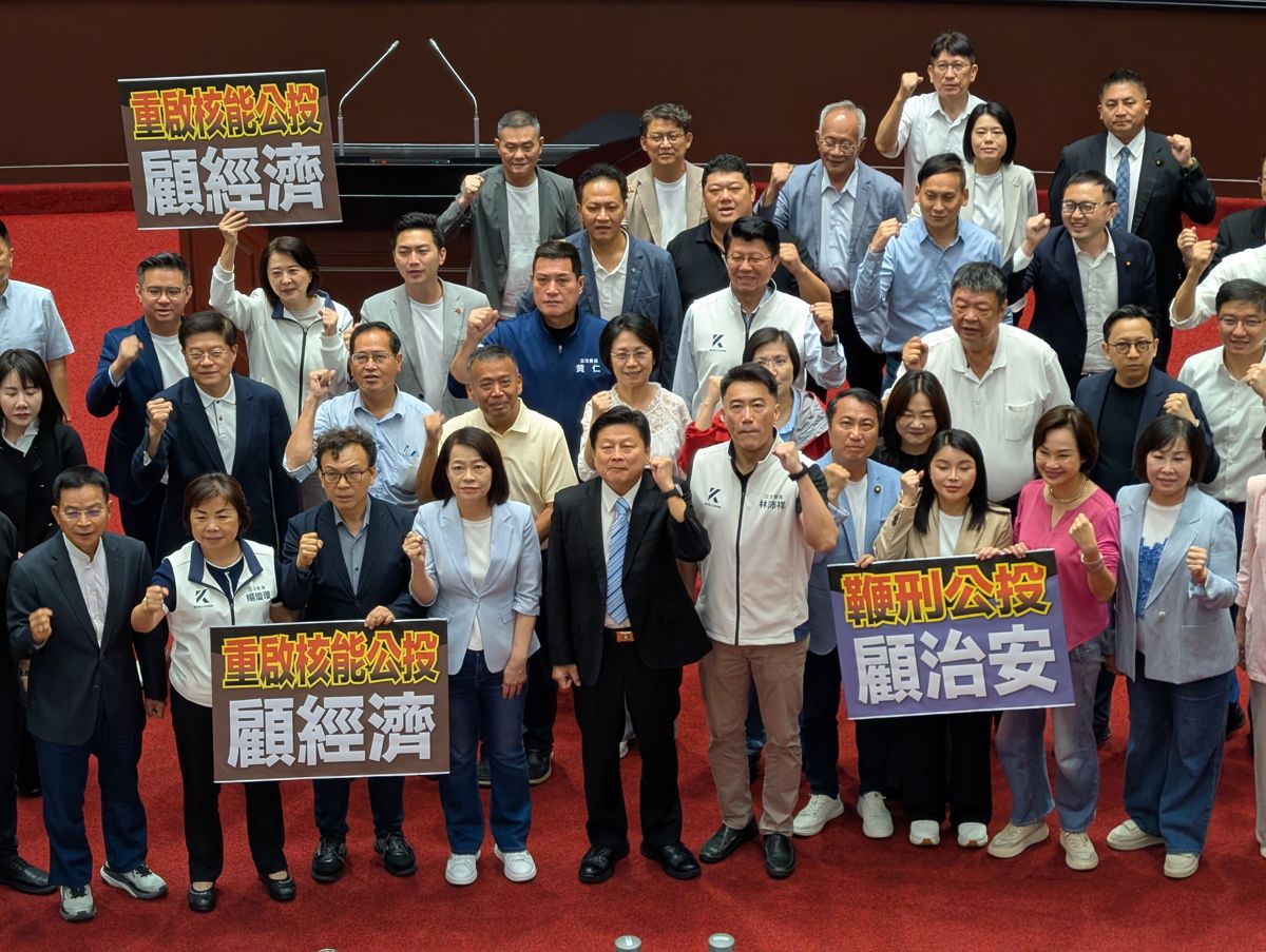 核能公投再來一次? 立院通過「廢除非核家園」公投 國民黨喊核電撐AI經濟