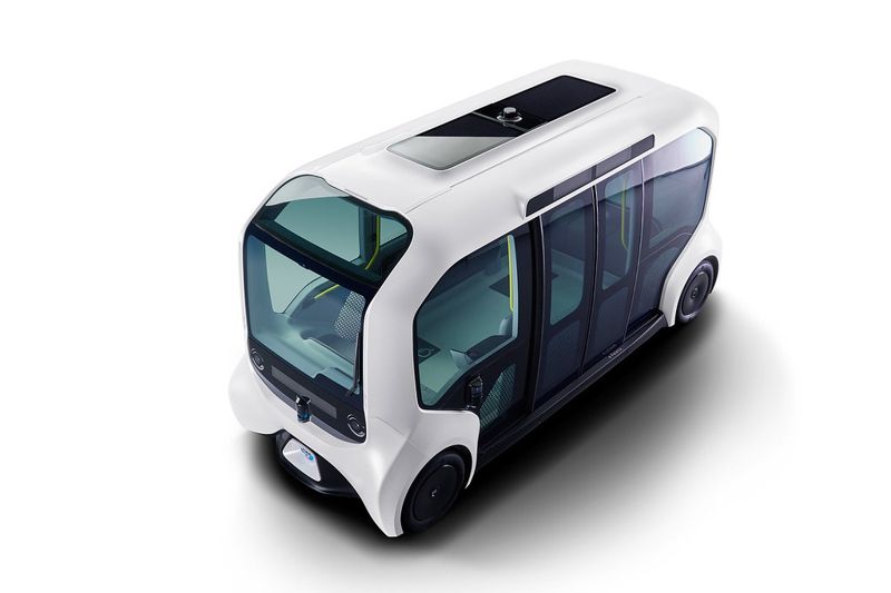 美感升級 Toyota車頂太陽能電動車「e-Palette」亮相