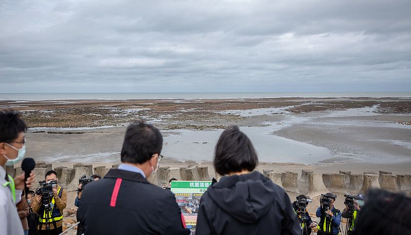公投前重返桃園關心藻礁 蔡英文重申三接為三贏方案