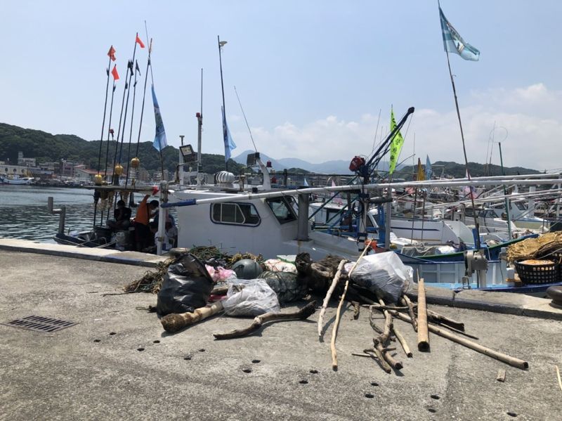 八斗子海廢暫置區啟動 基隆環保艦隊長呼籲更多漁船加入清除行列