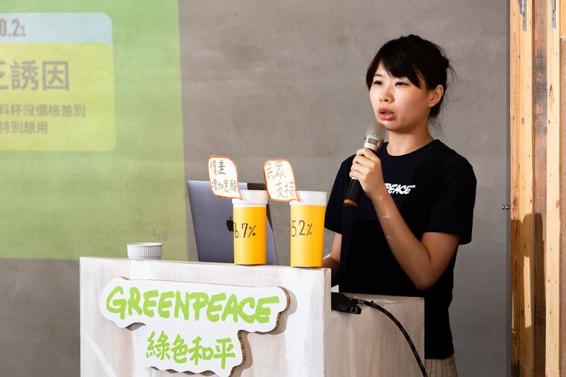循環杯上路半年僅三成民眾使用 綠色和平促設定價差增加誘因