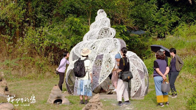 故鄉的小地藝術日 一對夫妻的環保藝術行動