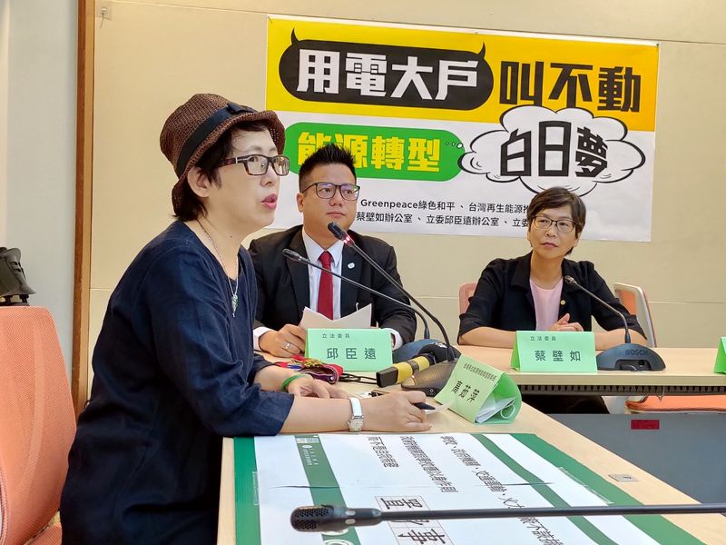 大企業承擔綠電不到1% 環團批用電大戶條款不痛不癢