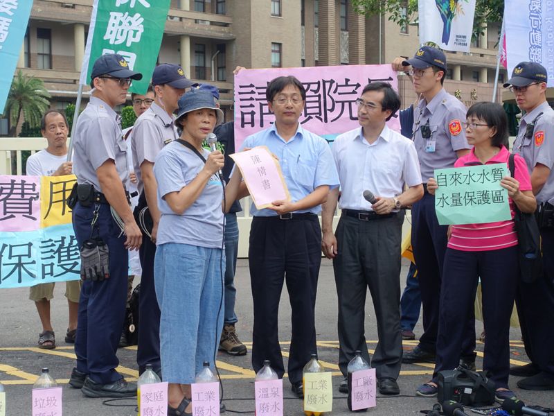玉峰堰工業用水專管斥資25億 環團憂污染曾文溪 陳情監院
