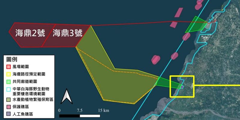 海鼎二、三號風場加大風機初審過關 彰縣憂有鳥擊風險