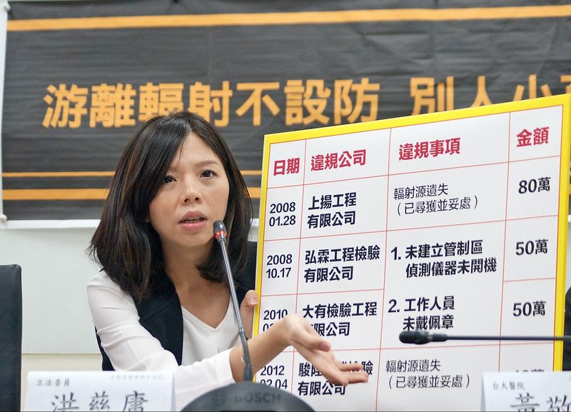 半年內三員工癌逝 洪慈庸揭游離輻射職安漏洞