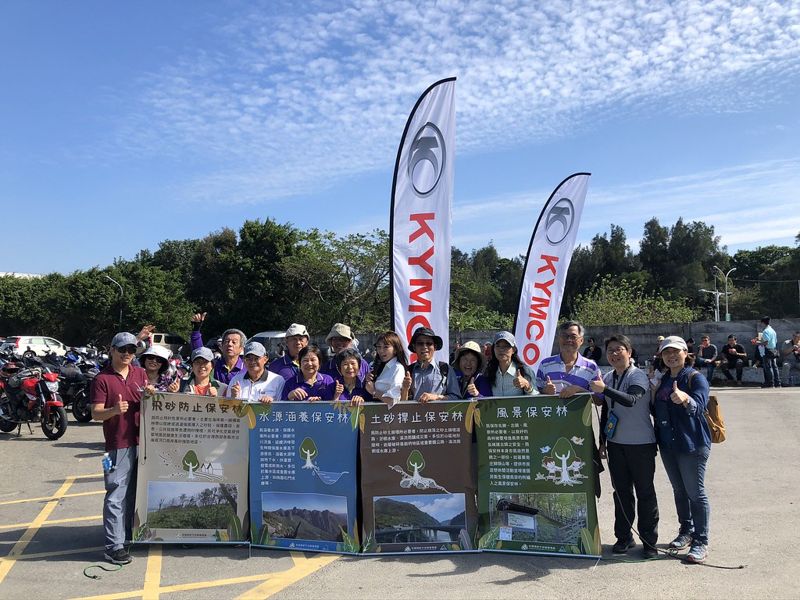 企業志工這回不淨灘 號召車友走入保安林 來一趟紫斑蝶之旅