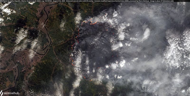 燃燒的西伯利亞：北極野火碳排量創紀錄 已較2019全年高出35%