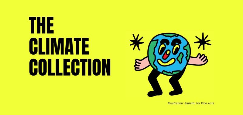 創用CC線上策展「Artists for Climate」 95國插畫家、藝術家用作品相挺