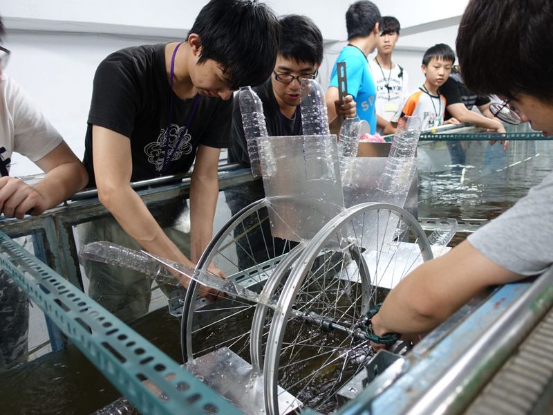 學生小水力發電設計比賽 27團隊台大水槽競技