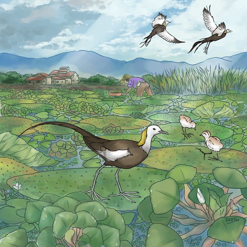 守護美濃湖畔一方坔地 與水雉家族共存