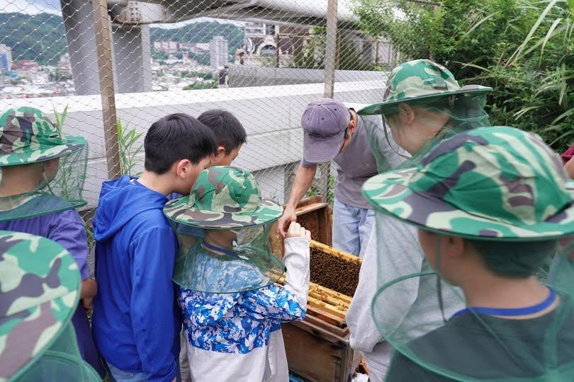 筆者透過各種教育活動、課程、工作坊與體驗營，持續與大眾推廣正確的蜂類知識。照片來源：蔡明憲 提供