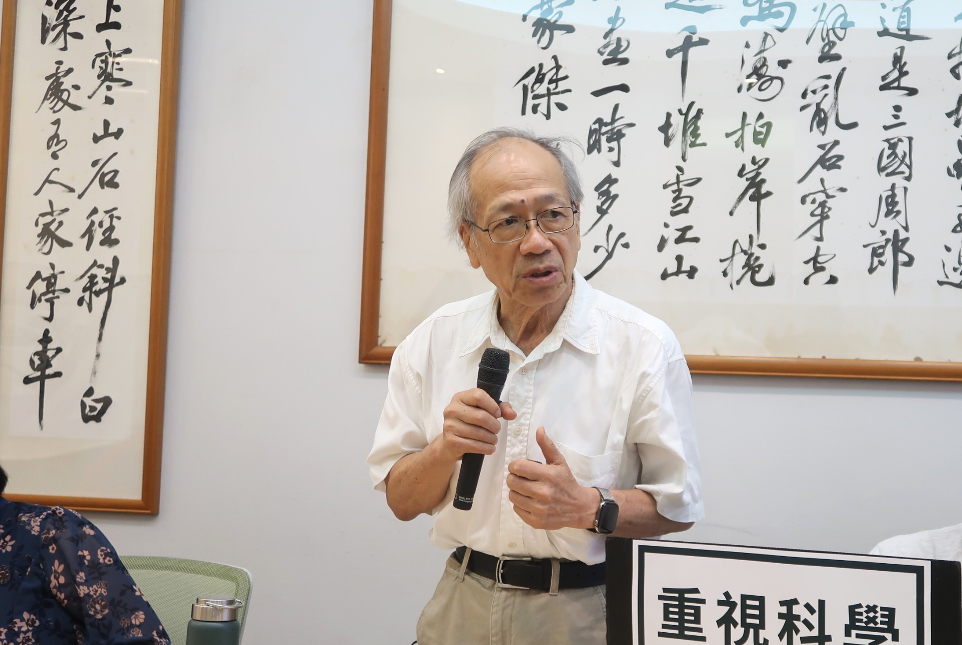 劉益昌認為，機關之間的協作與權責分配非常重要，但台灣的現狀其實稱不上協作，只能說是公文往來。攝影：林昱妍